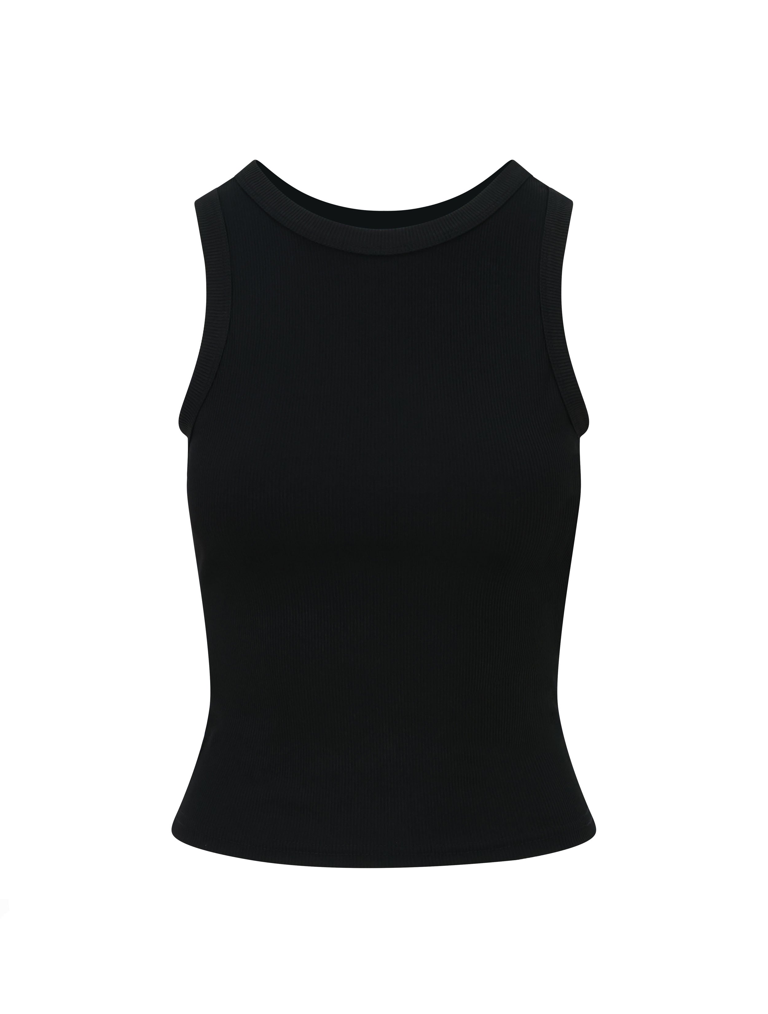 WOMENS RIBBED VEST TOP
