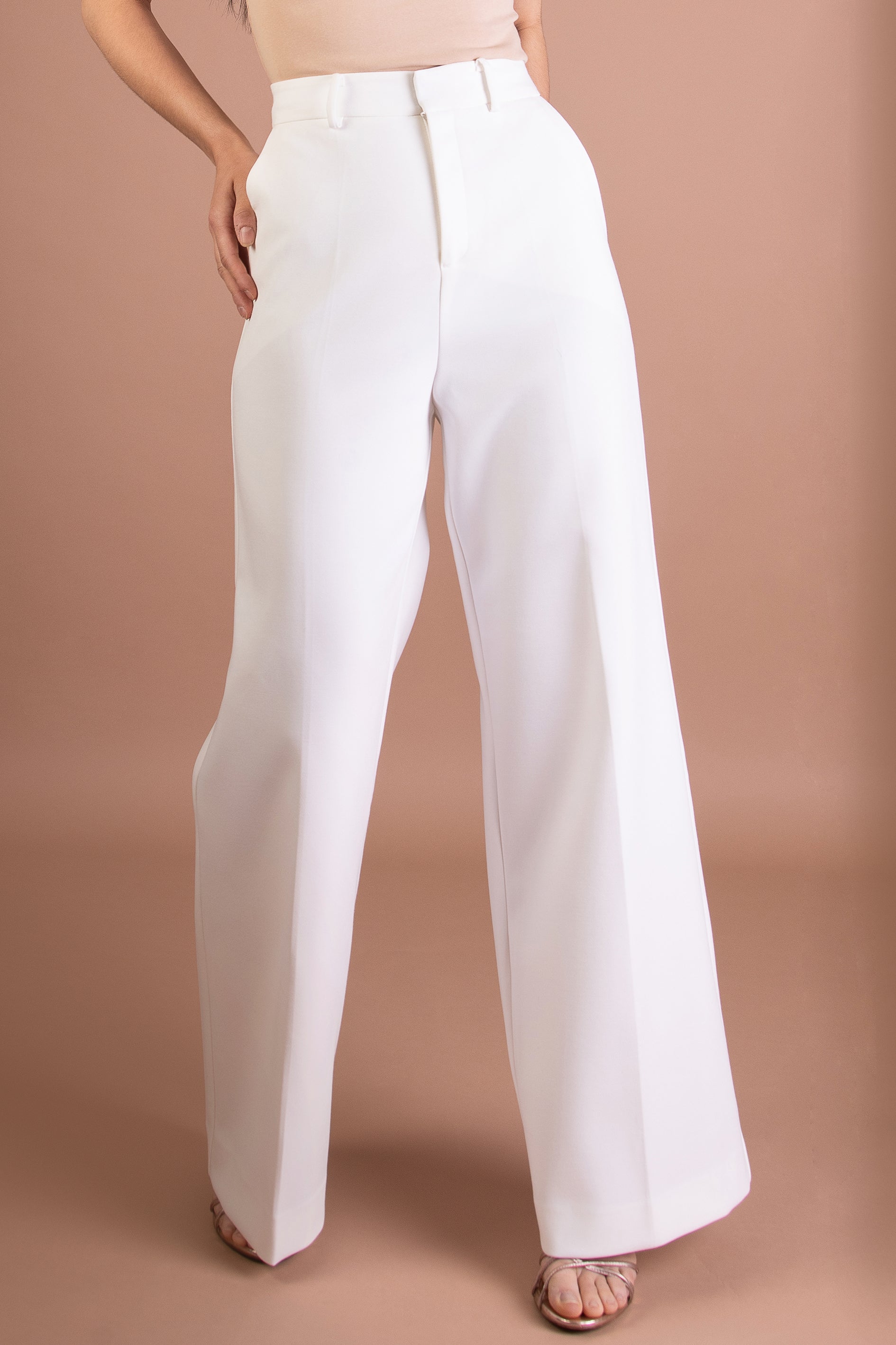 WOMENS WIDE LEG TROUSERS