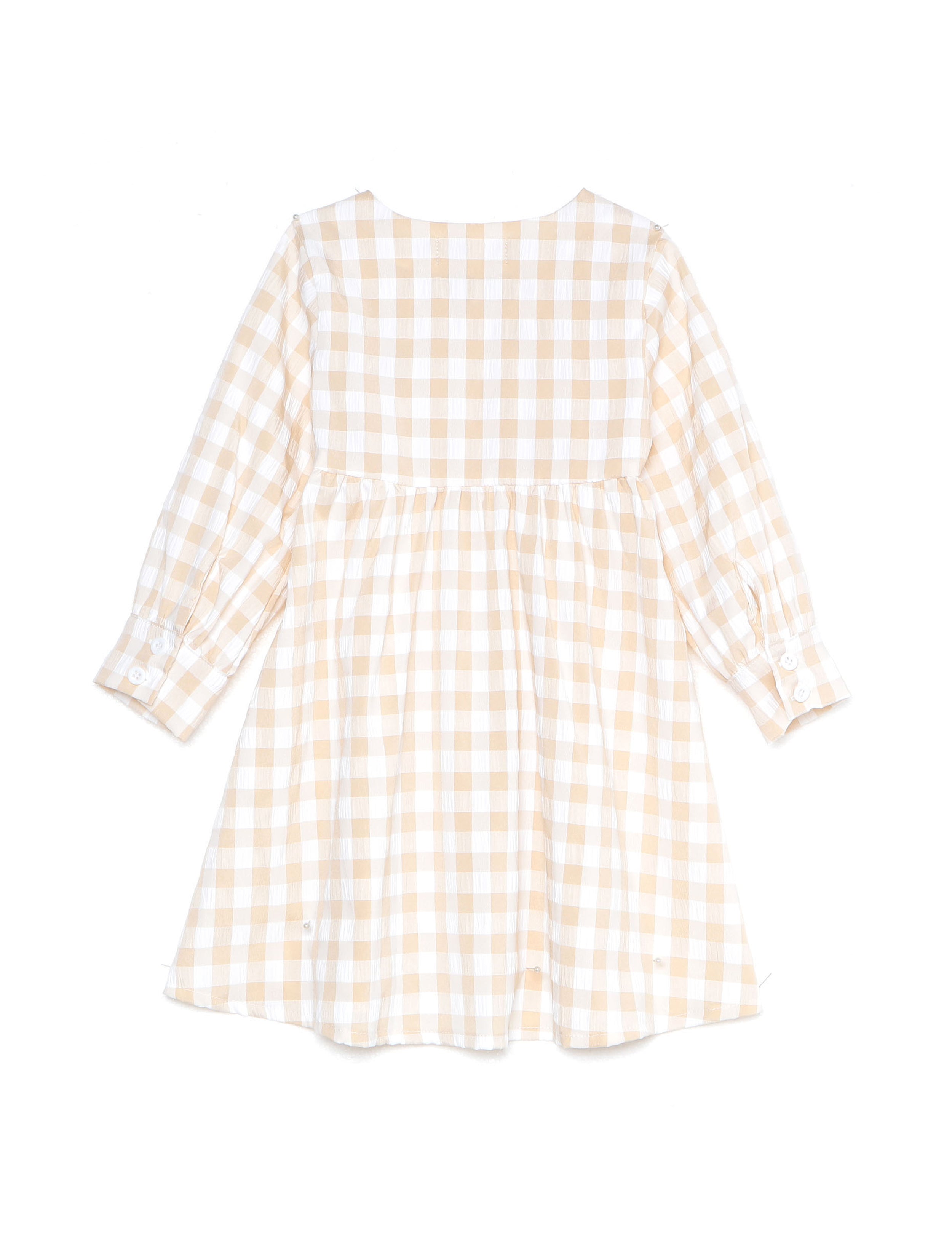 Girls Check Dress