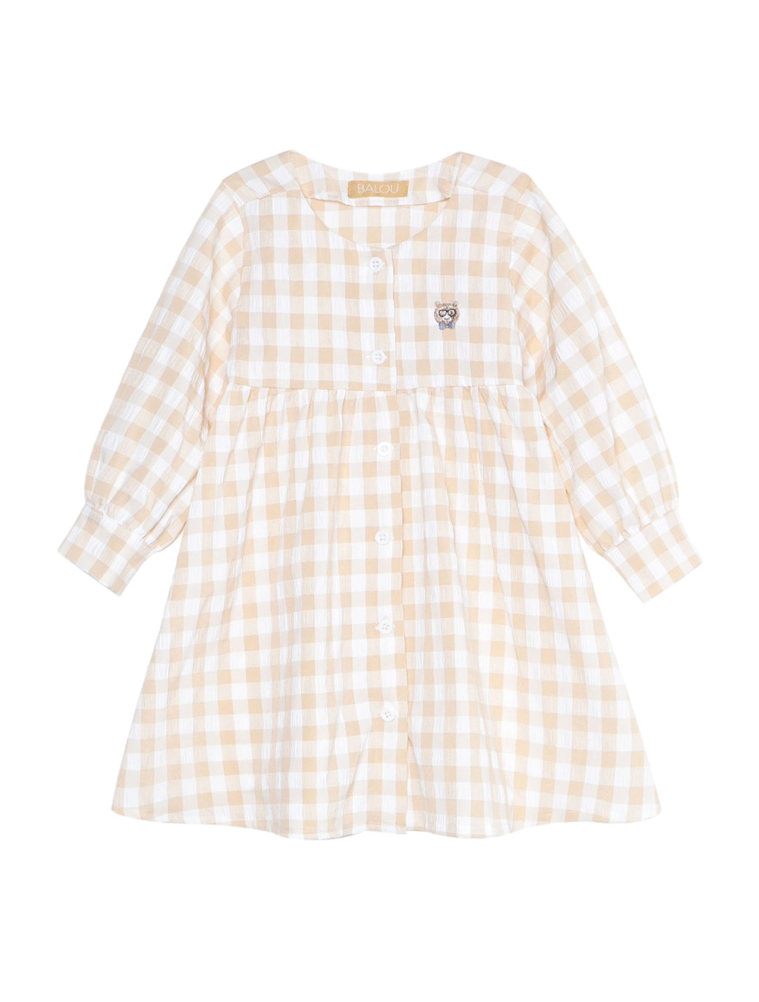 Girls Check Dress
