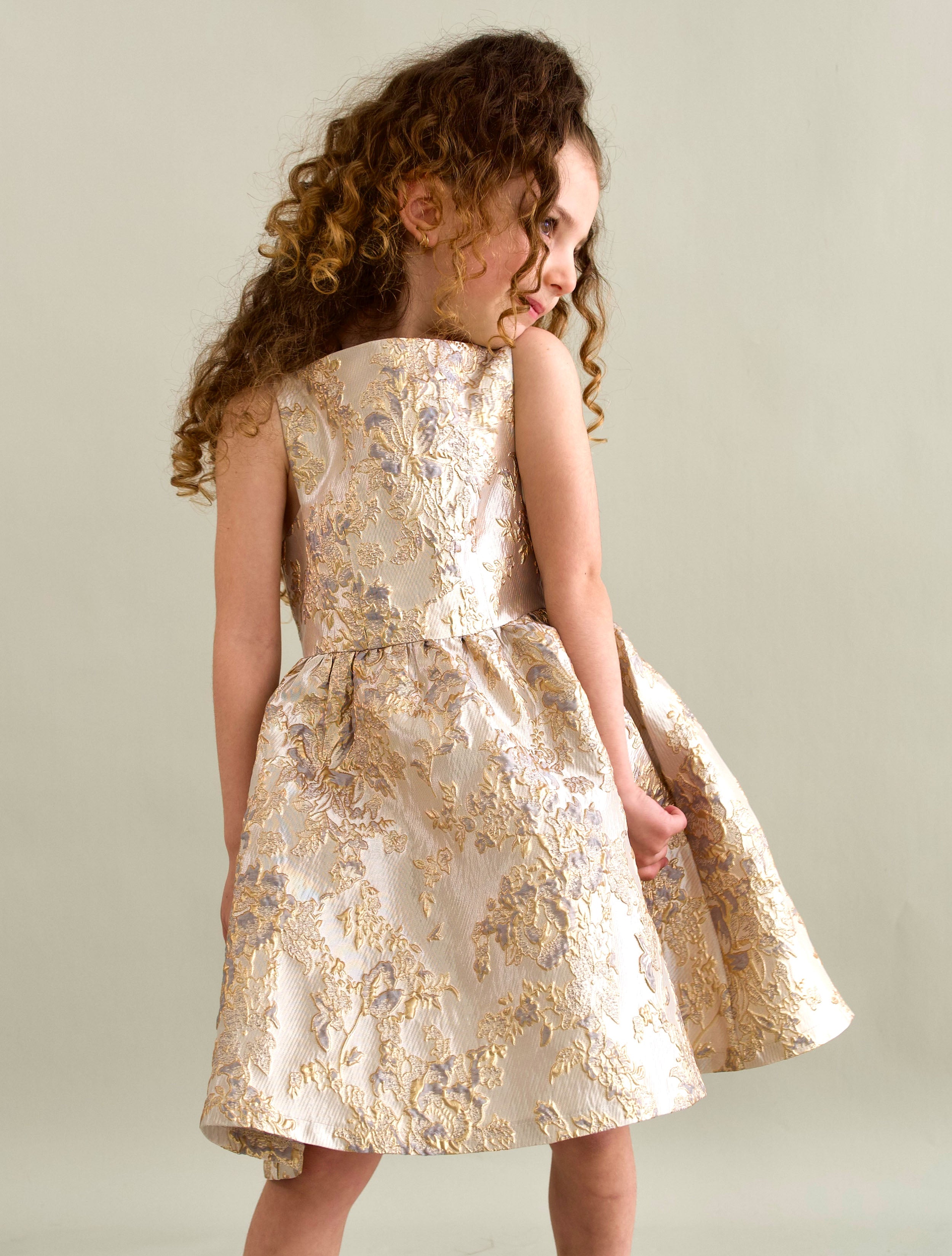 GIRLS JACQUARD DRESS