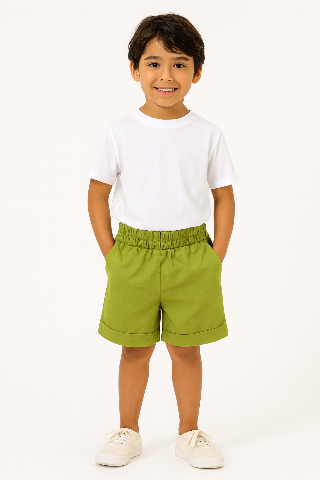 Kids Unisex Linen Shorts