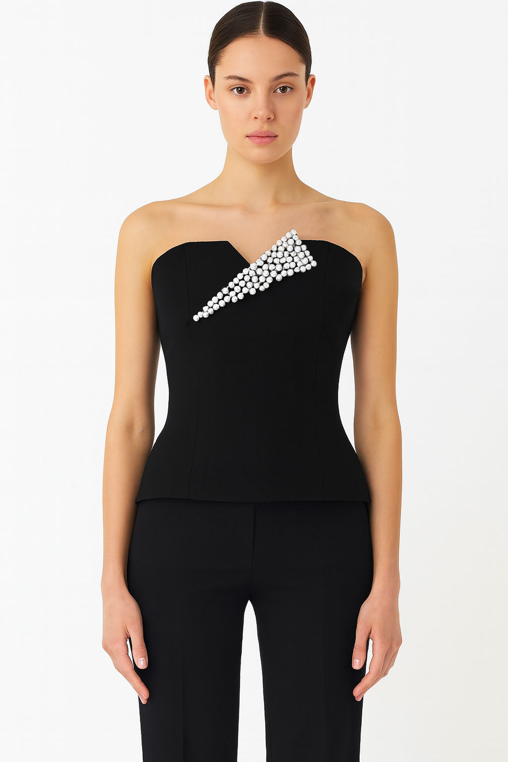 Womens Pearl Corset Top