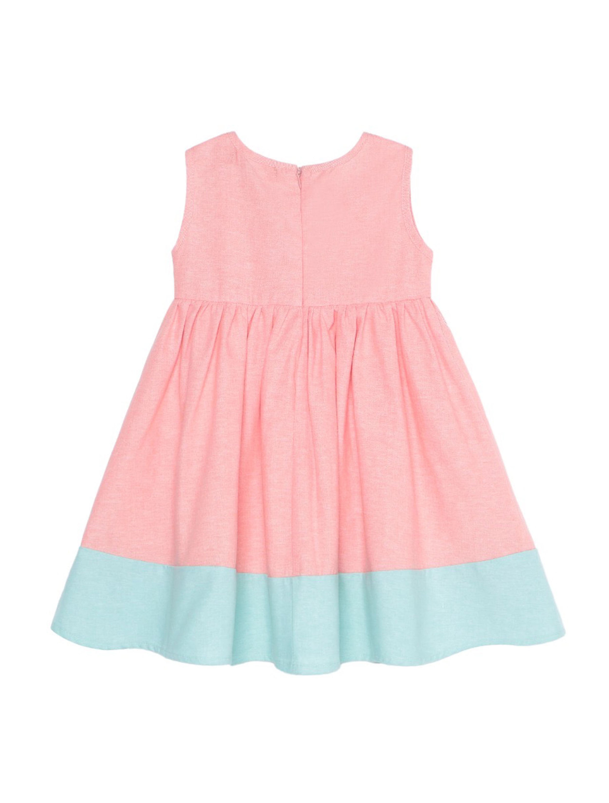 Girls Two Tone Dress