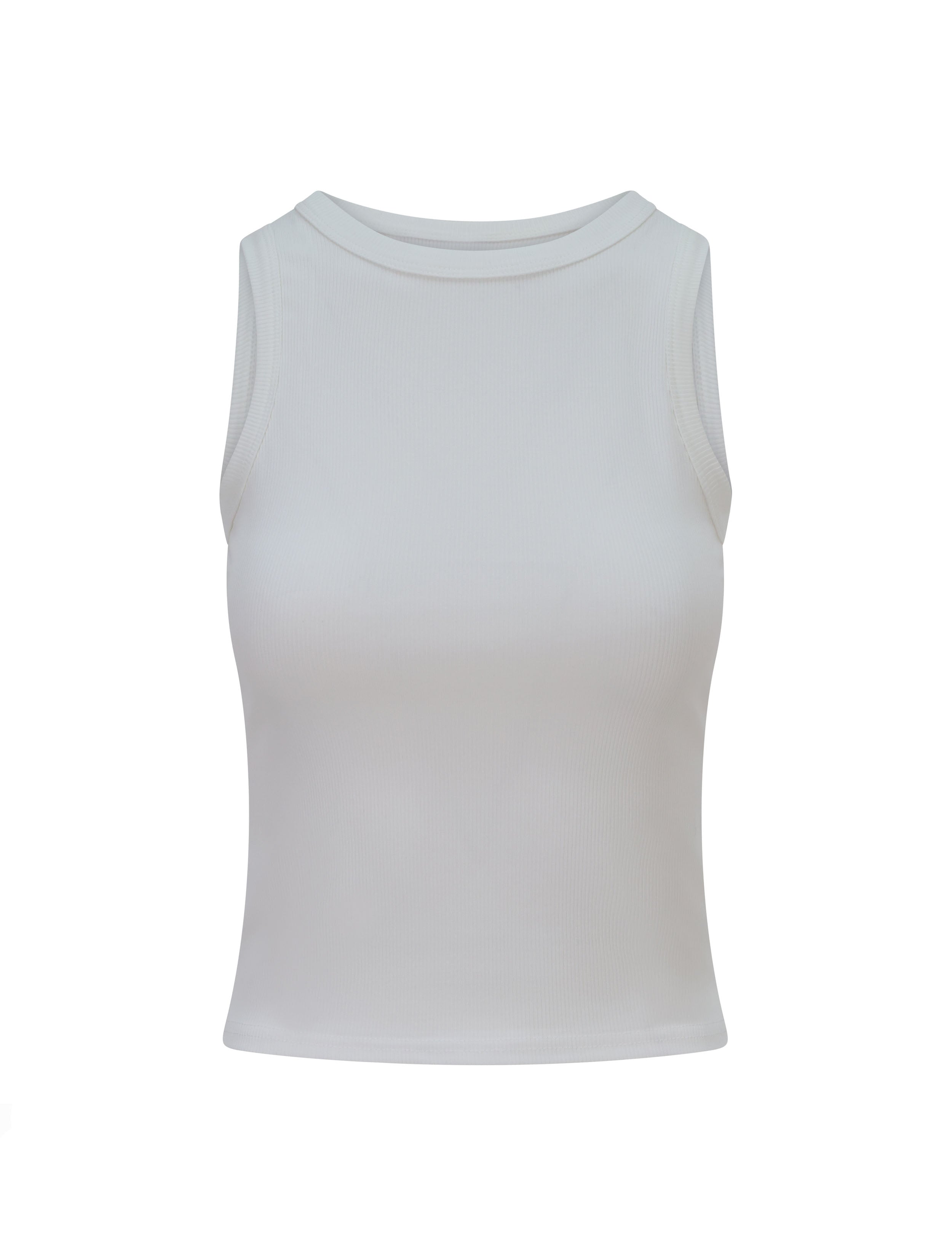 WOMENS RIBBED VEST TOP