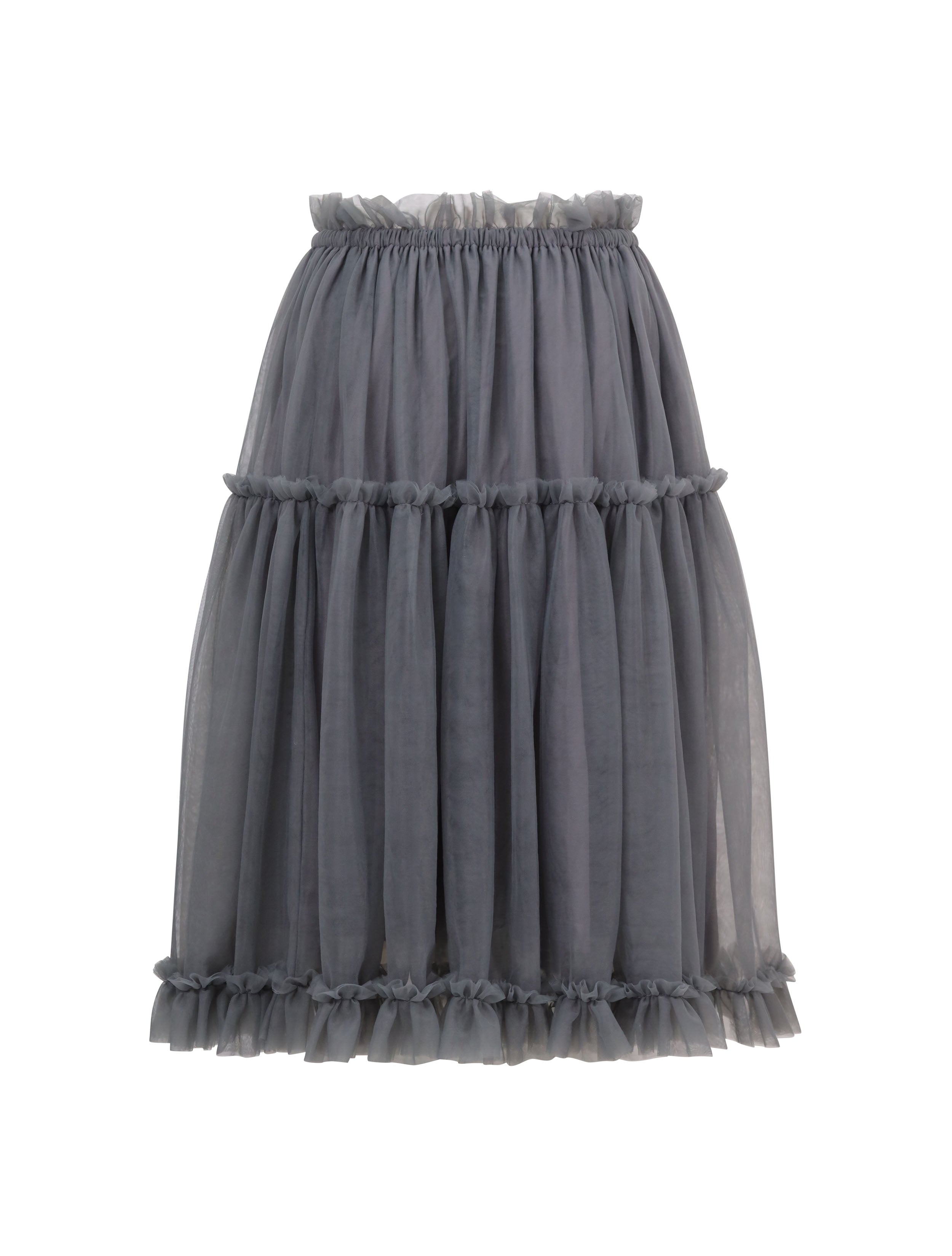 WOMENS TULLE MIDI SKIRT
