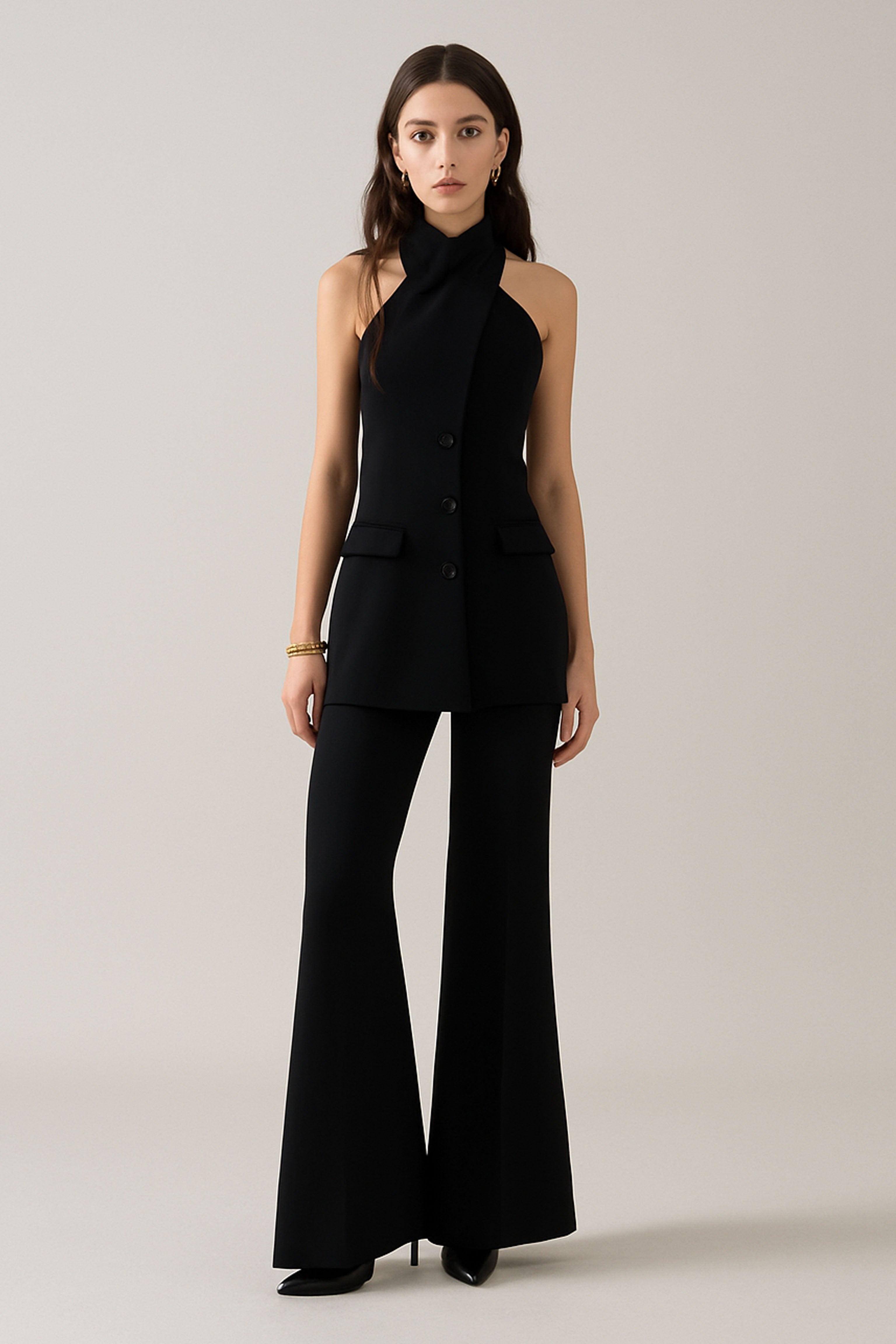 Womens Flare Trousers