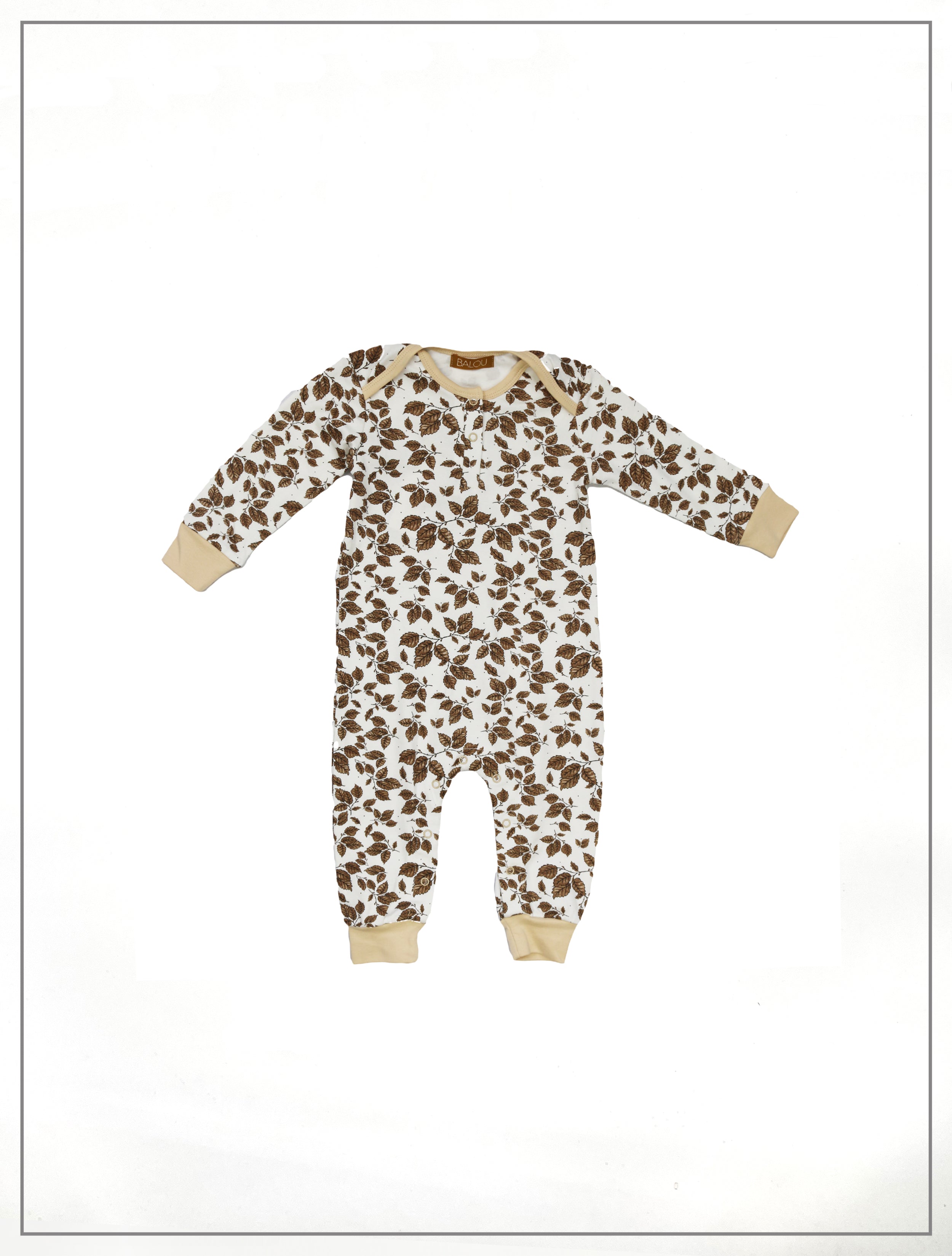 BABY AUTUMN LEAVES ROMPER
