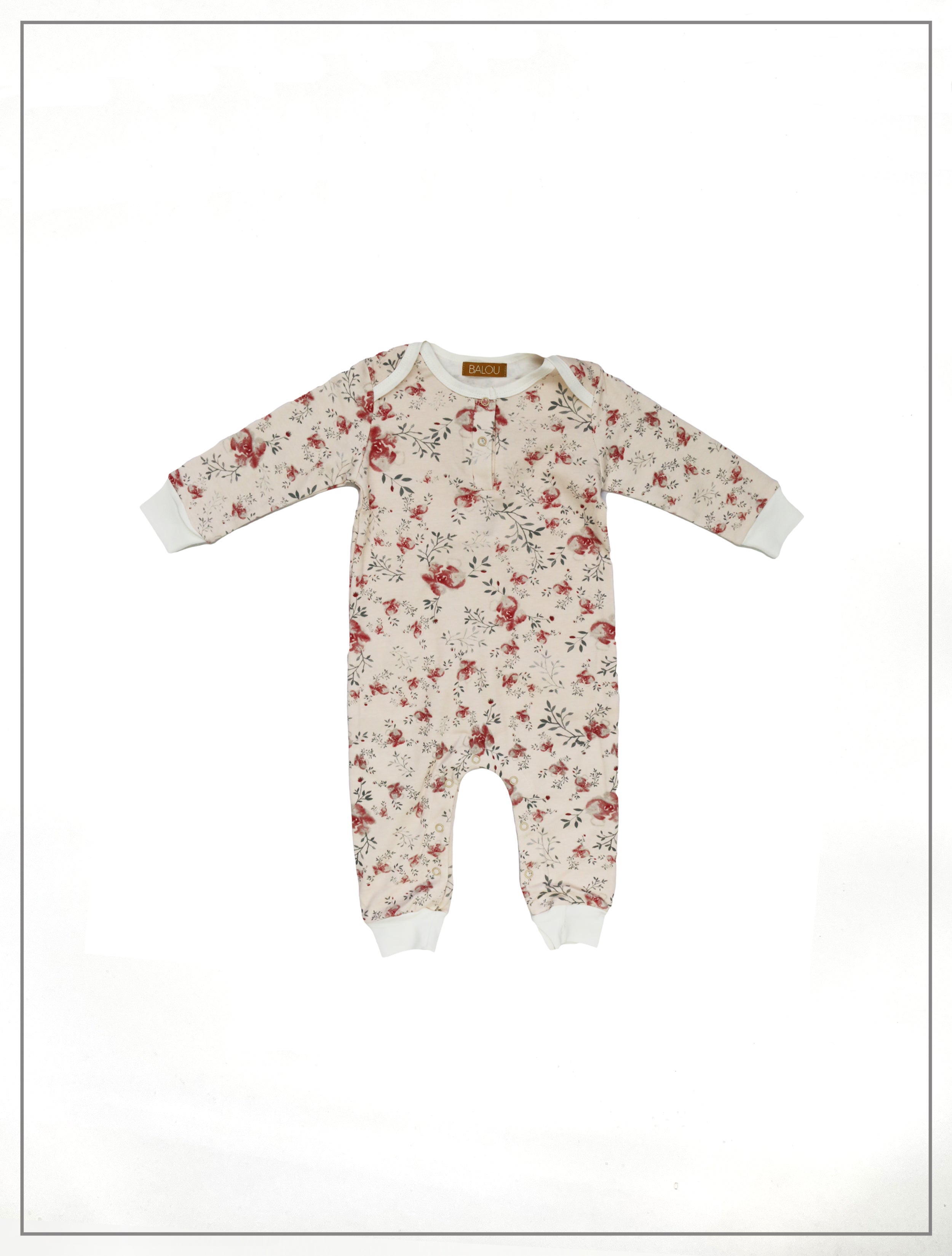BABY AUTUMN ROSE ROMPER