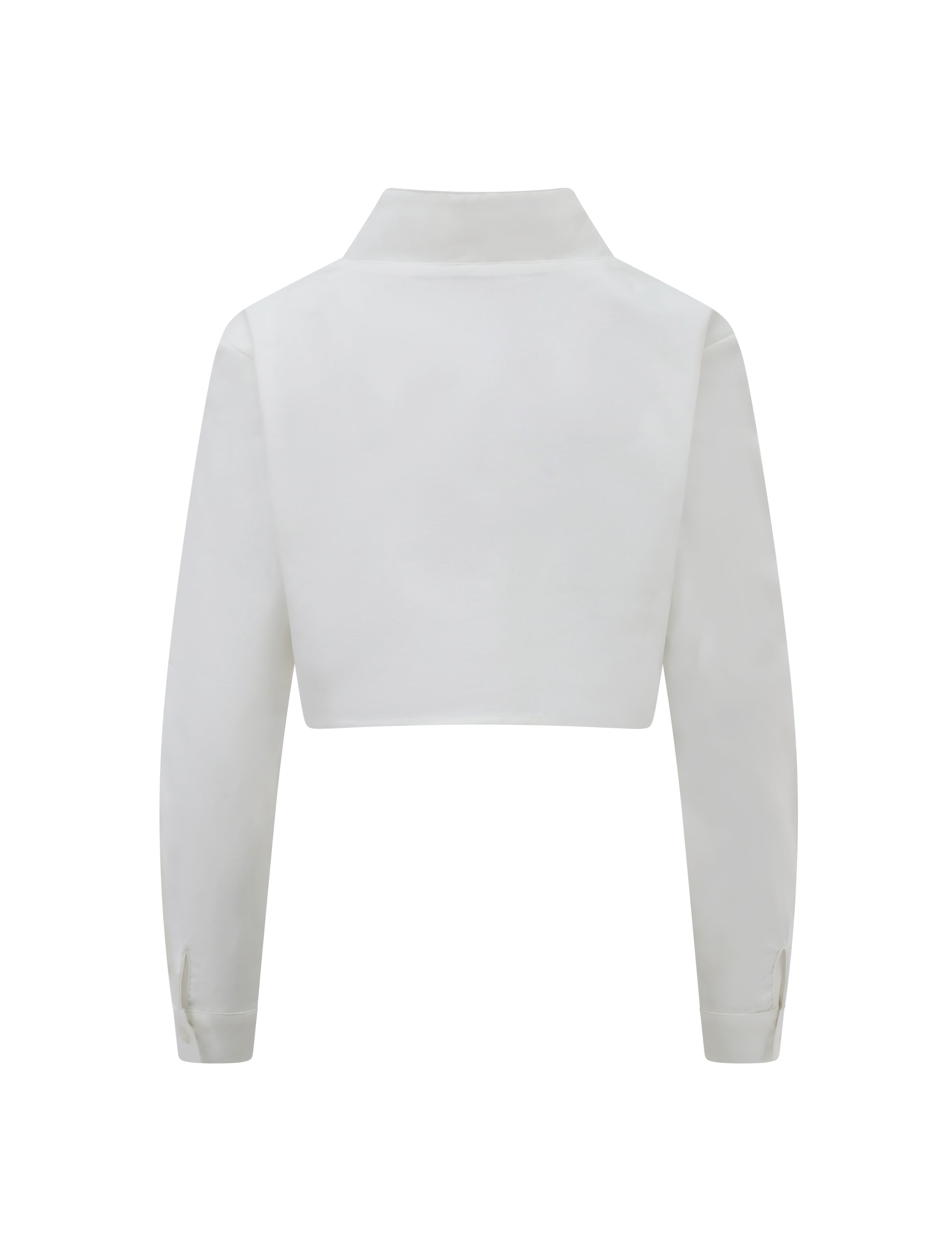 Womens V-Collar Shirt White