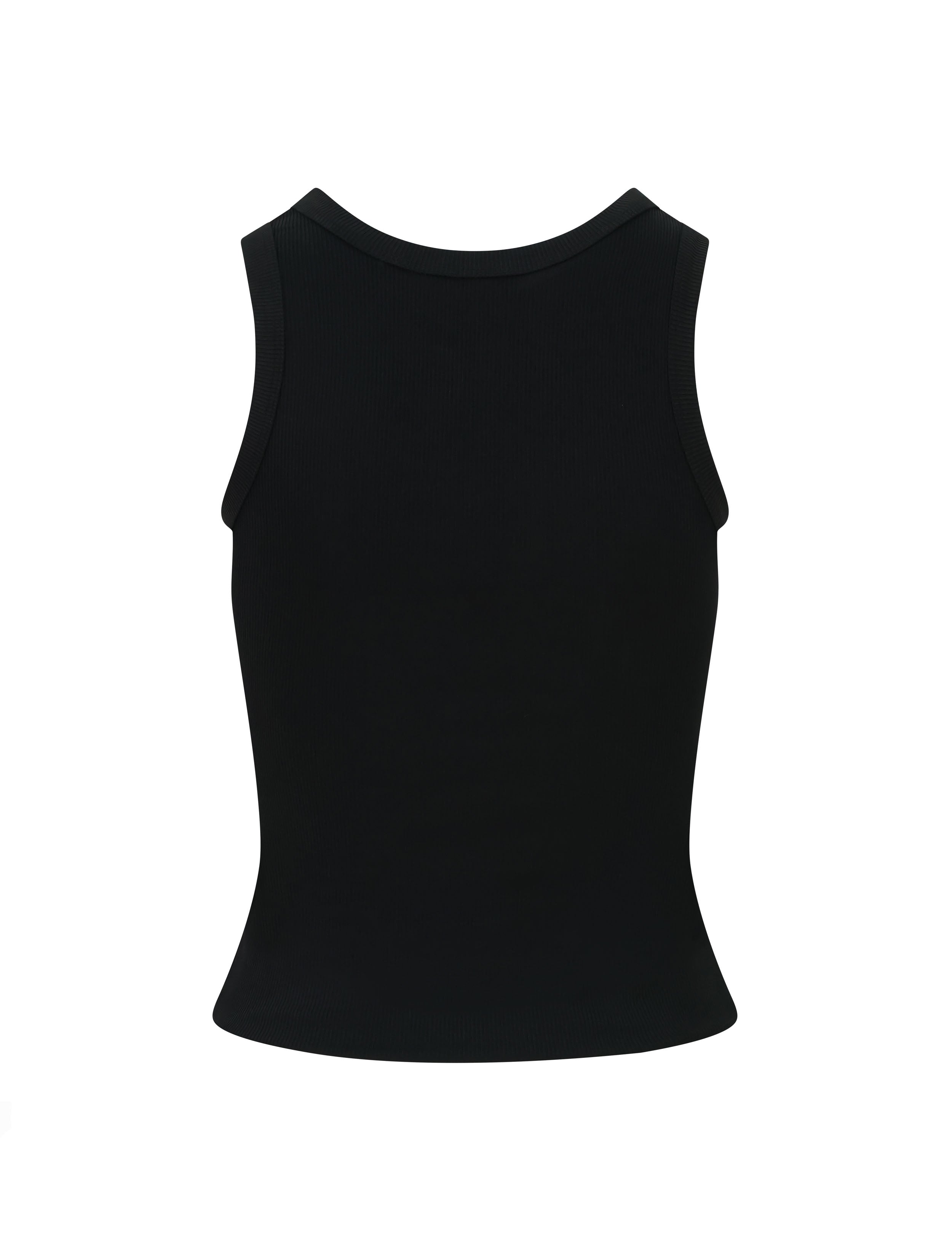 WOMENS RIBBED VEST TOP