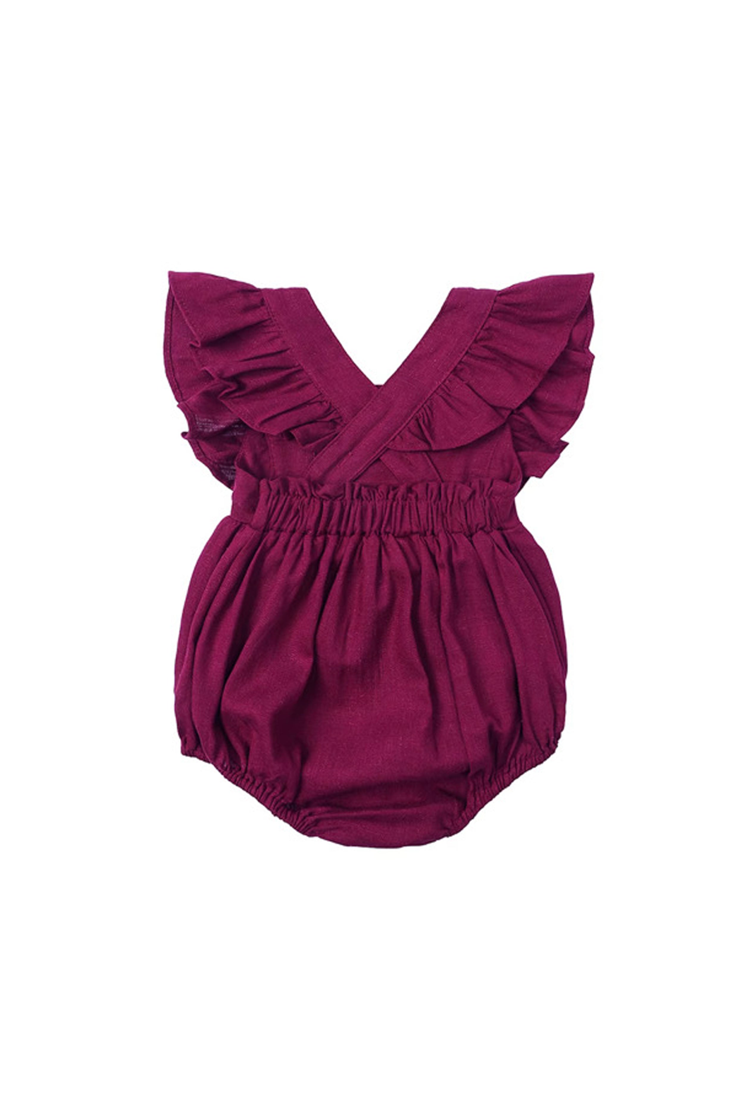 Frill Sleeve Romper
