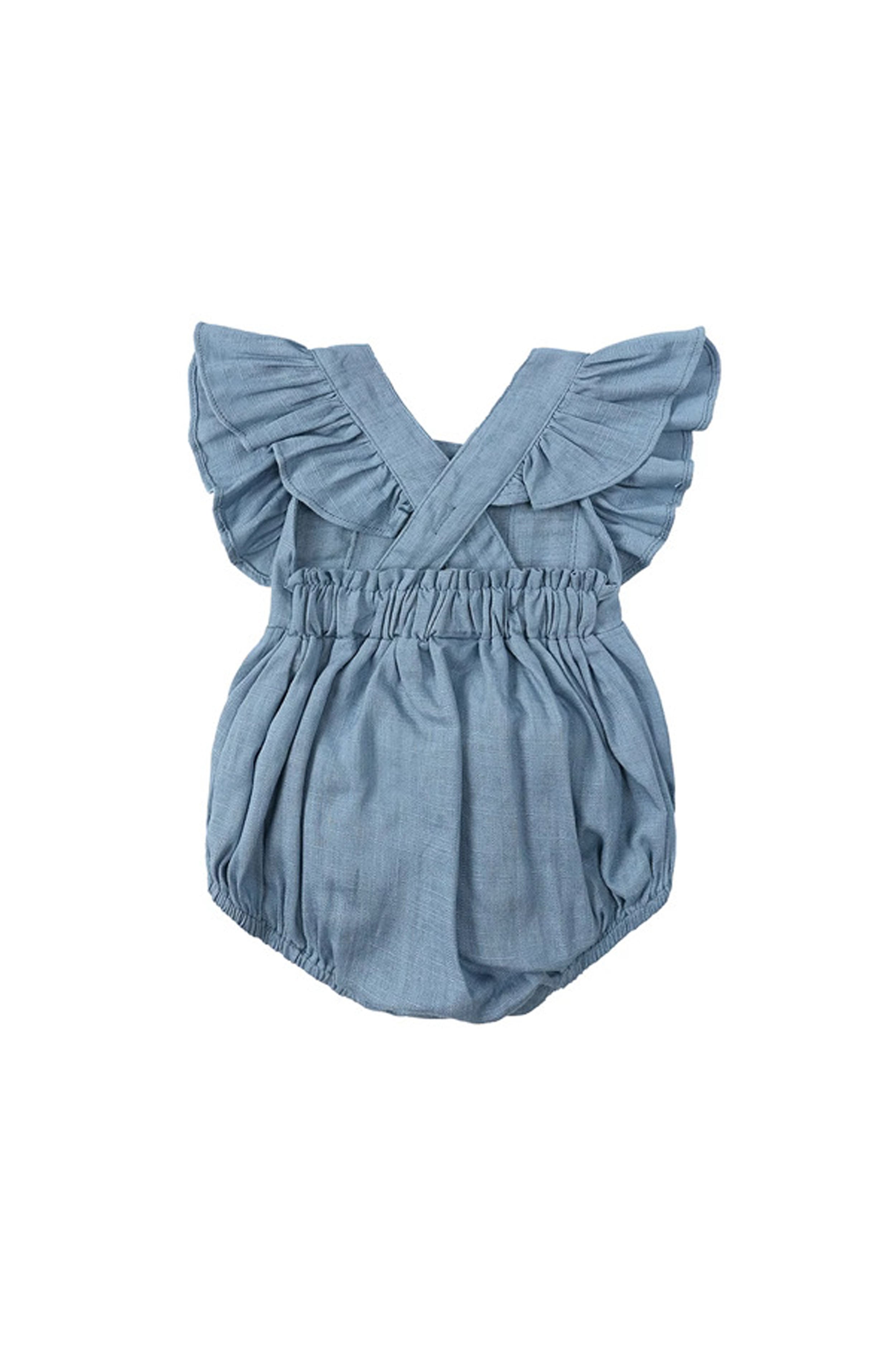 Frill Sleeve Romper