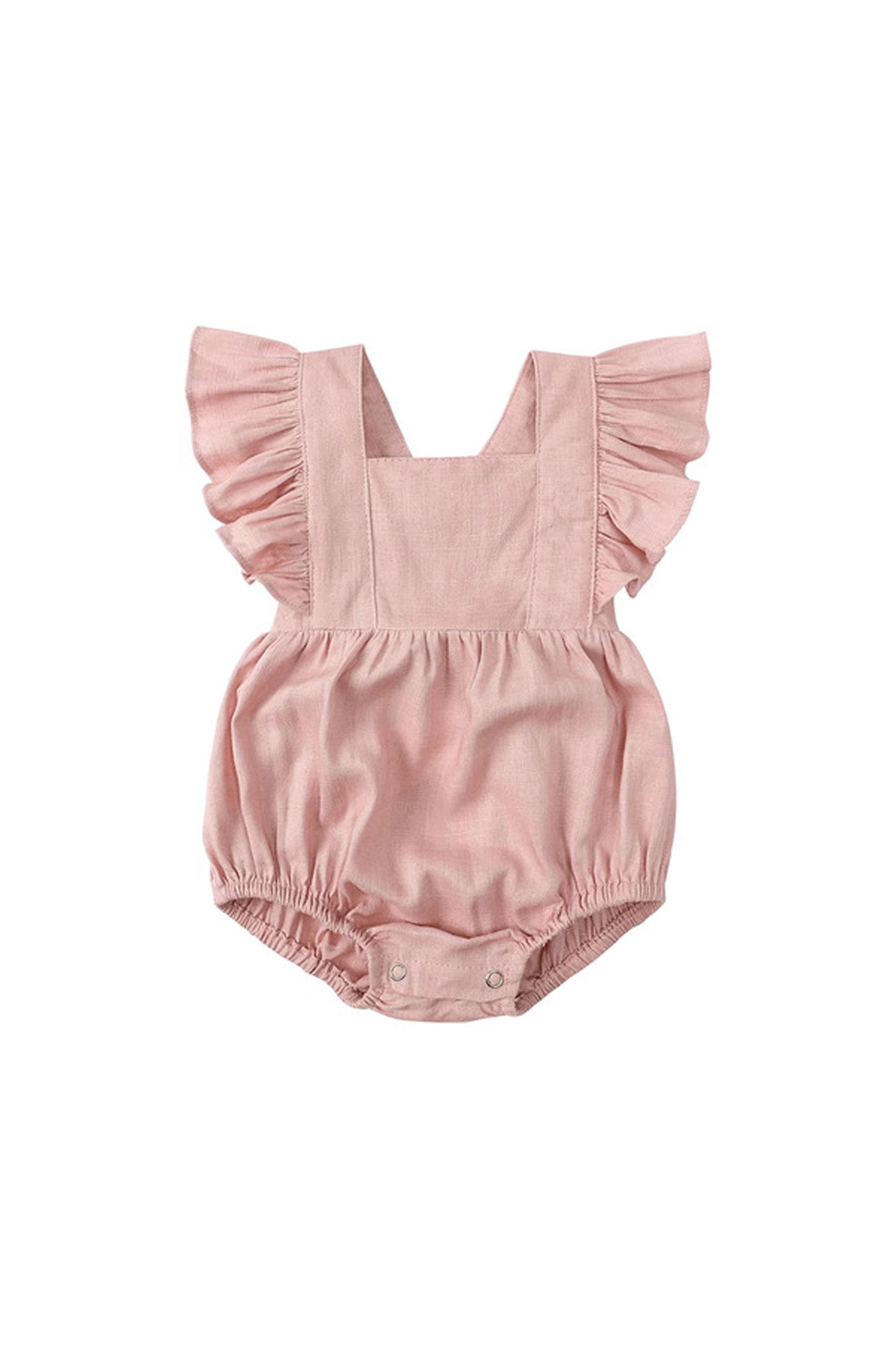 Frill Sleeve Romper
