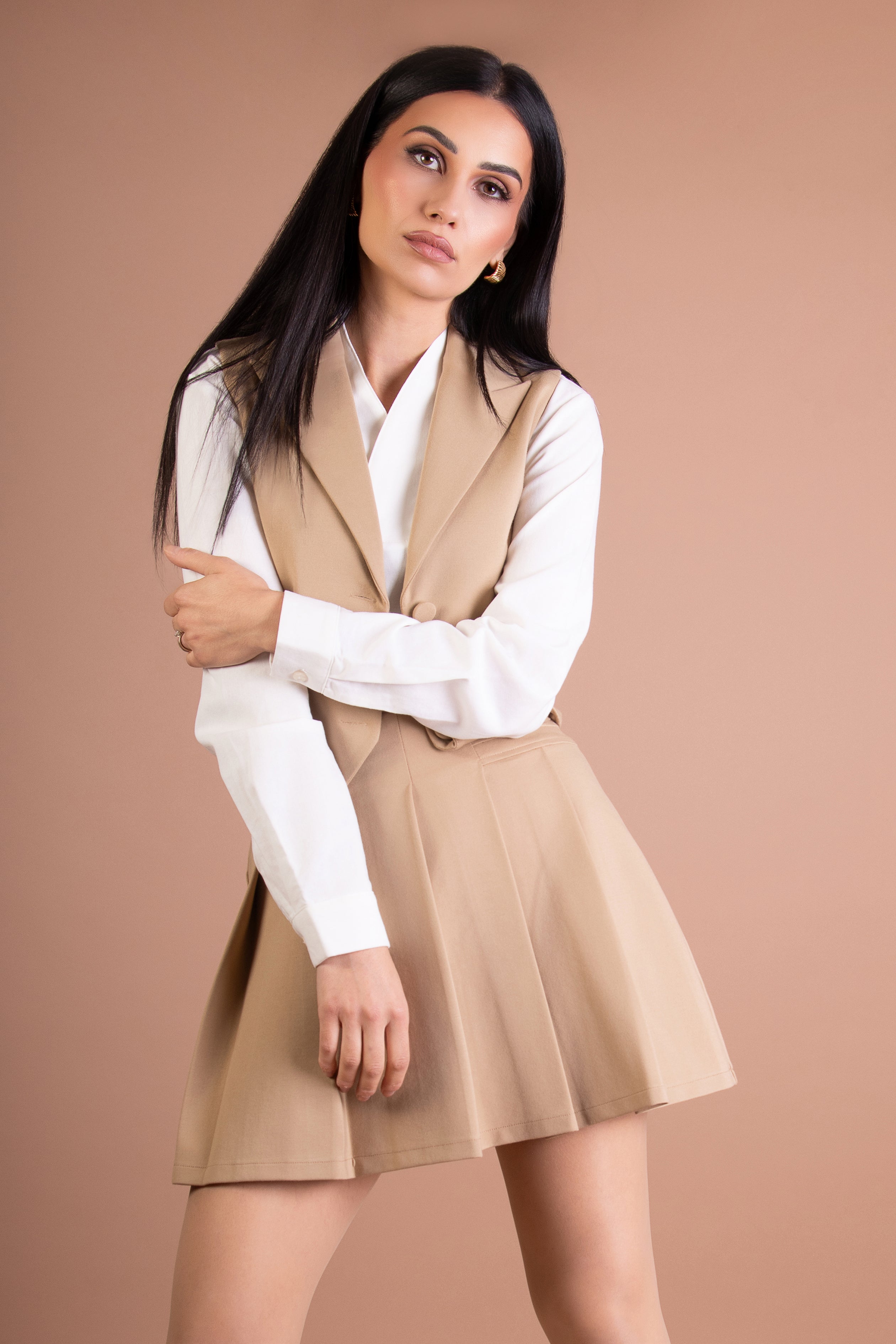 WOMENS PLEATED SKIRT