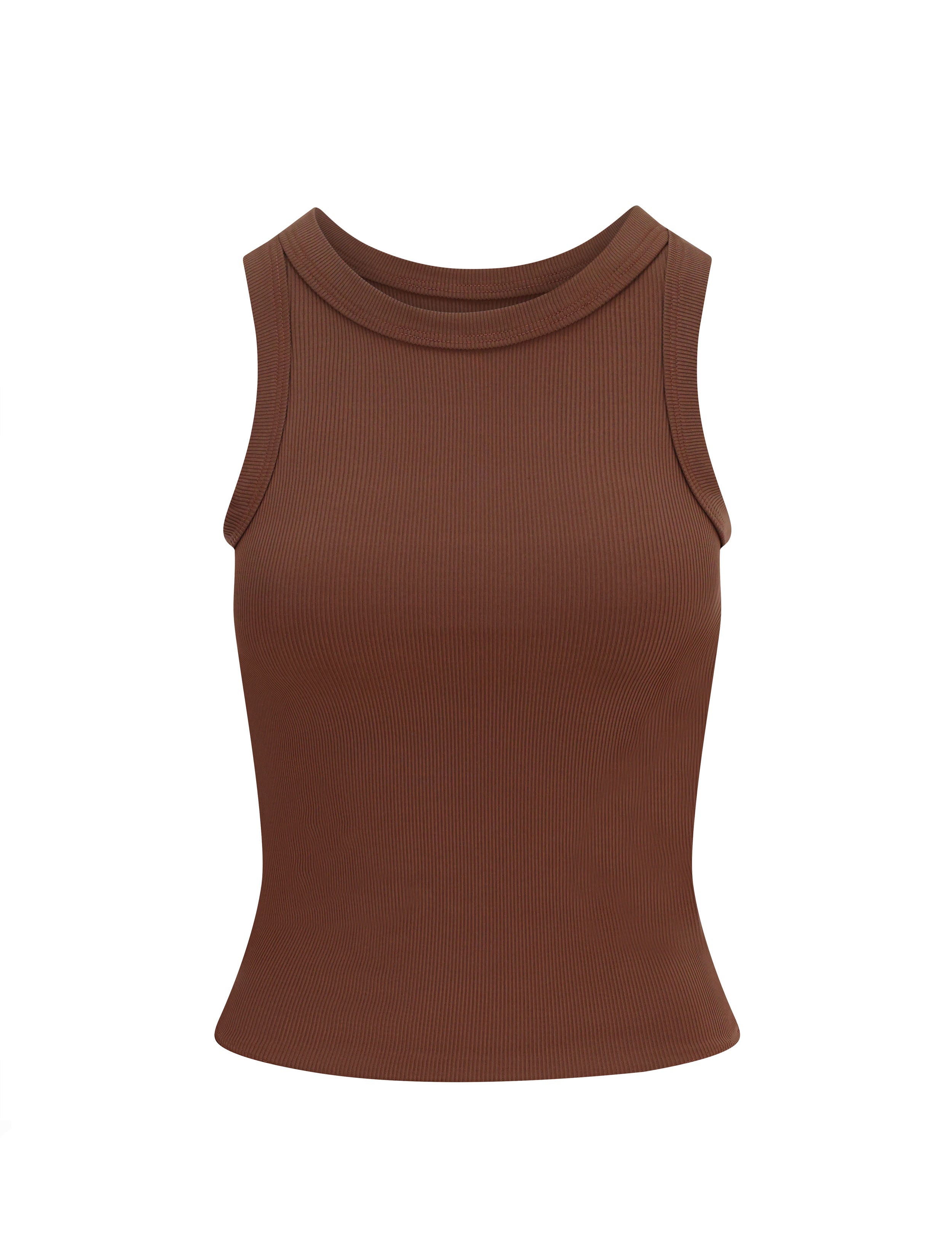 WOMENS RIBBED VEST TOP