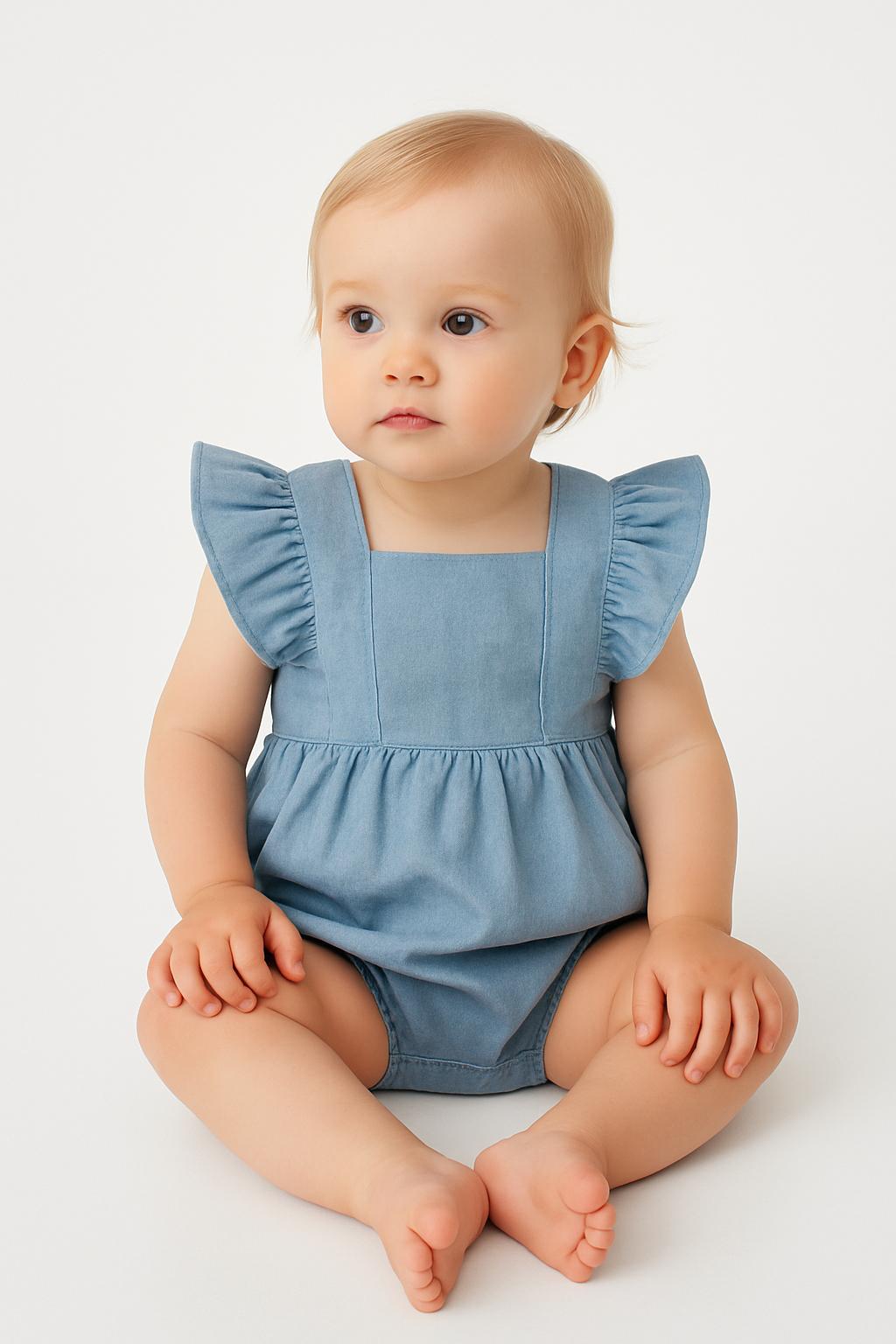Frill Sleeve Romper