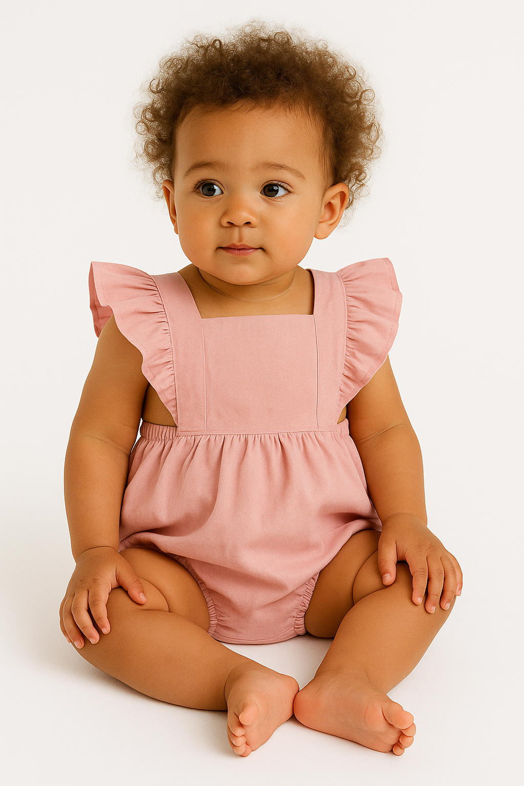 Frill Sleeve Romper