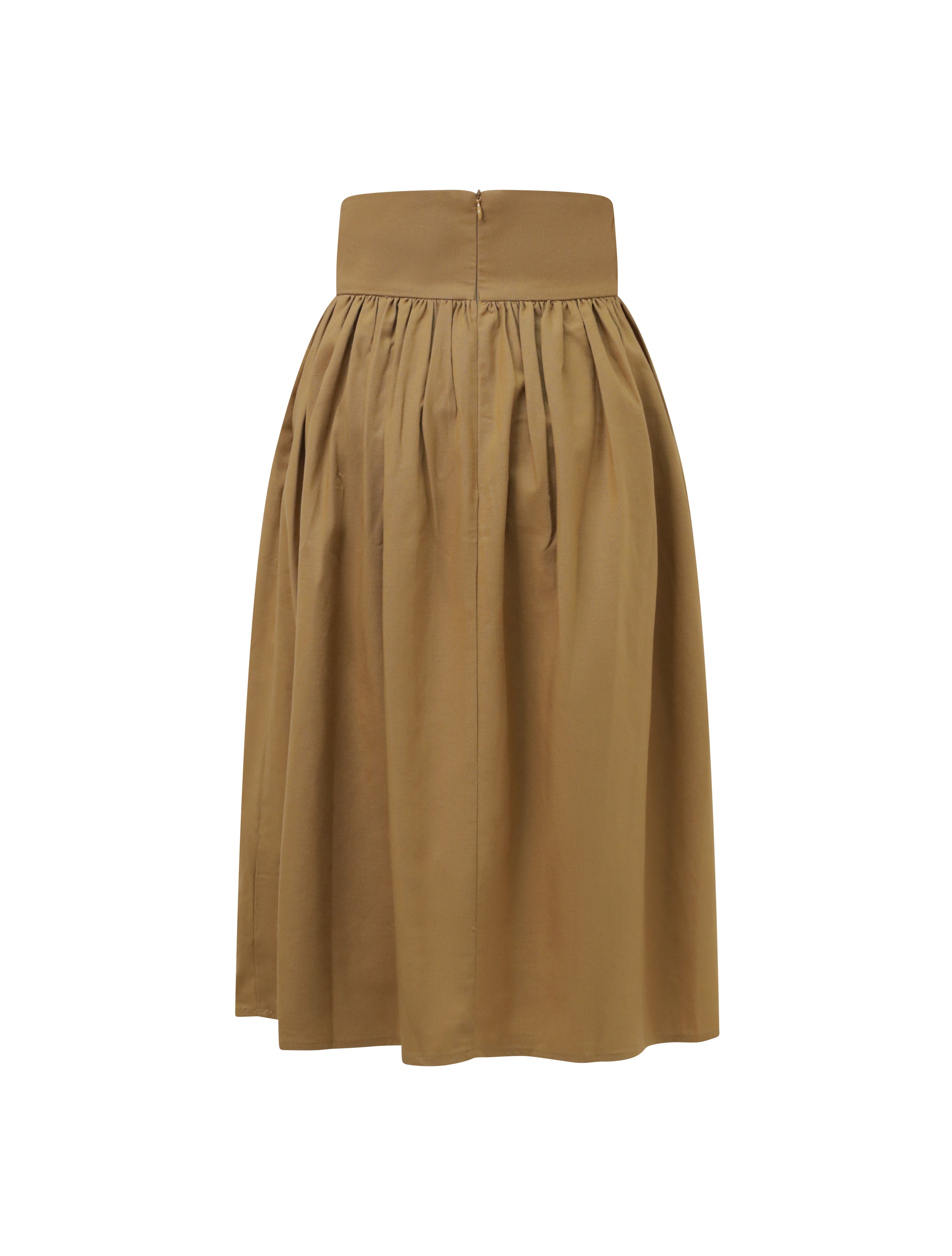 Womens High Waisted Panel Skirt