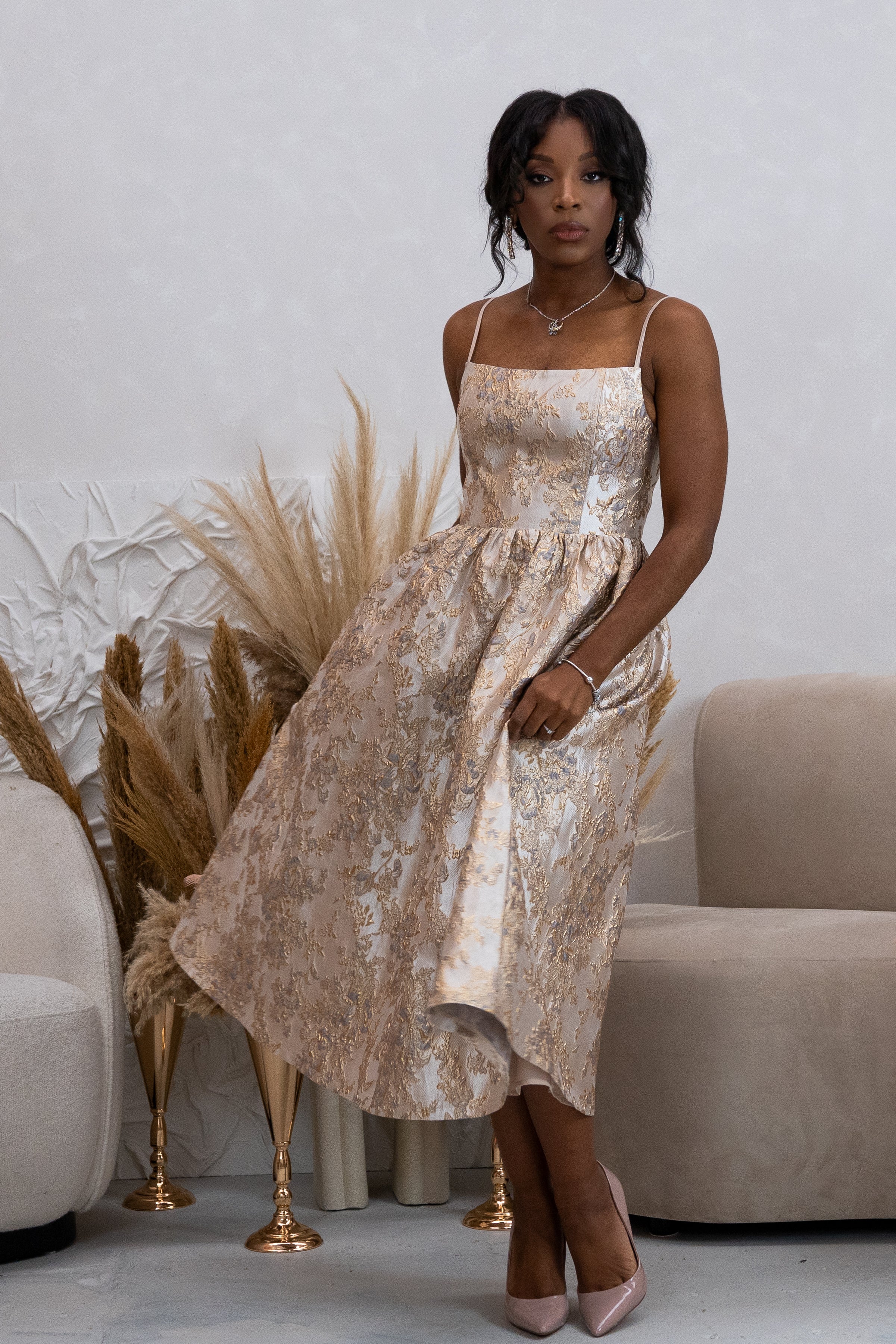 women's jacquard dress WOMENS JACQUARD DRESS