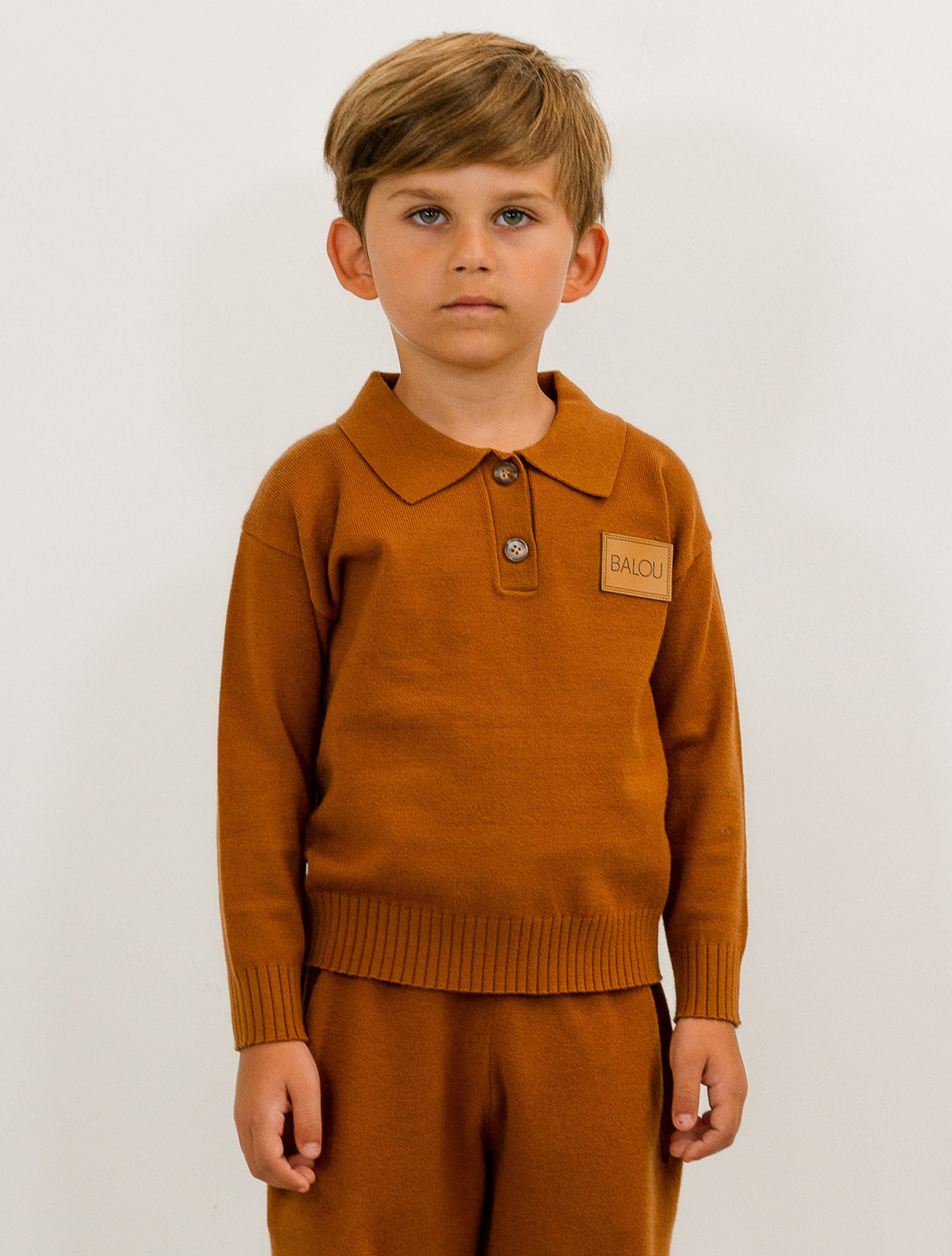 KIDS UNISEX KNIT POLO