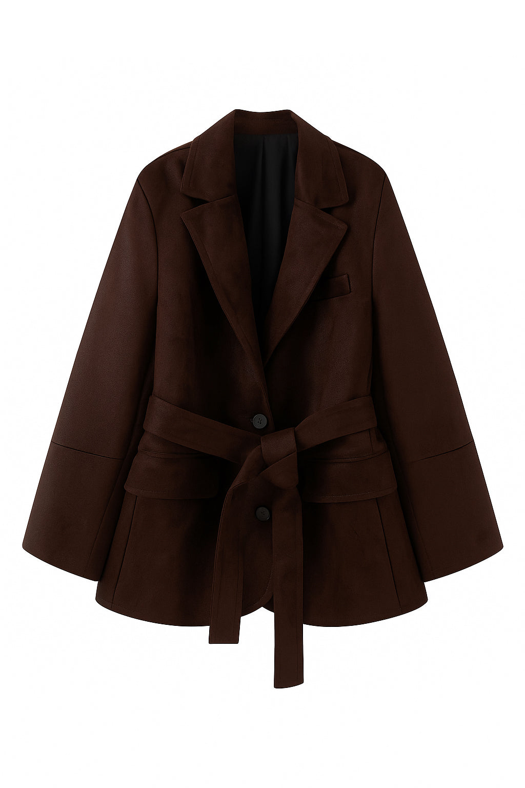 Suede Belted Jacket