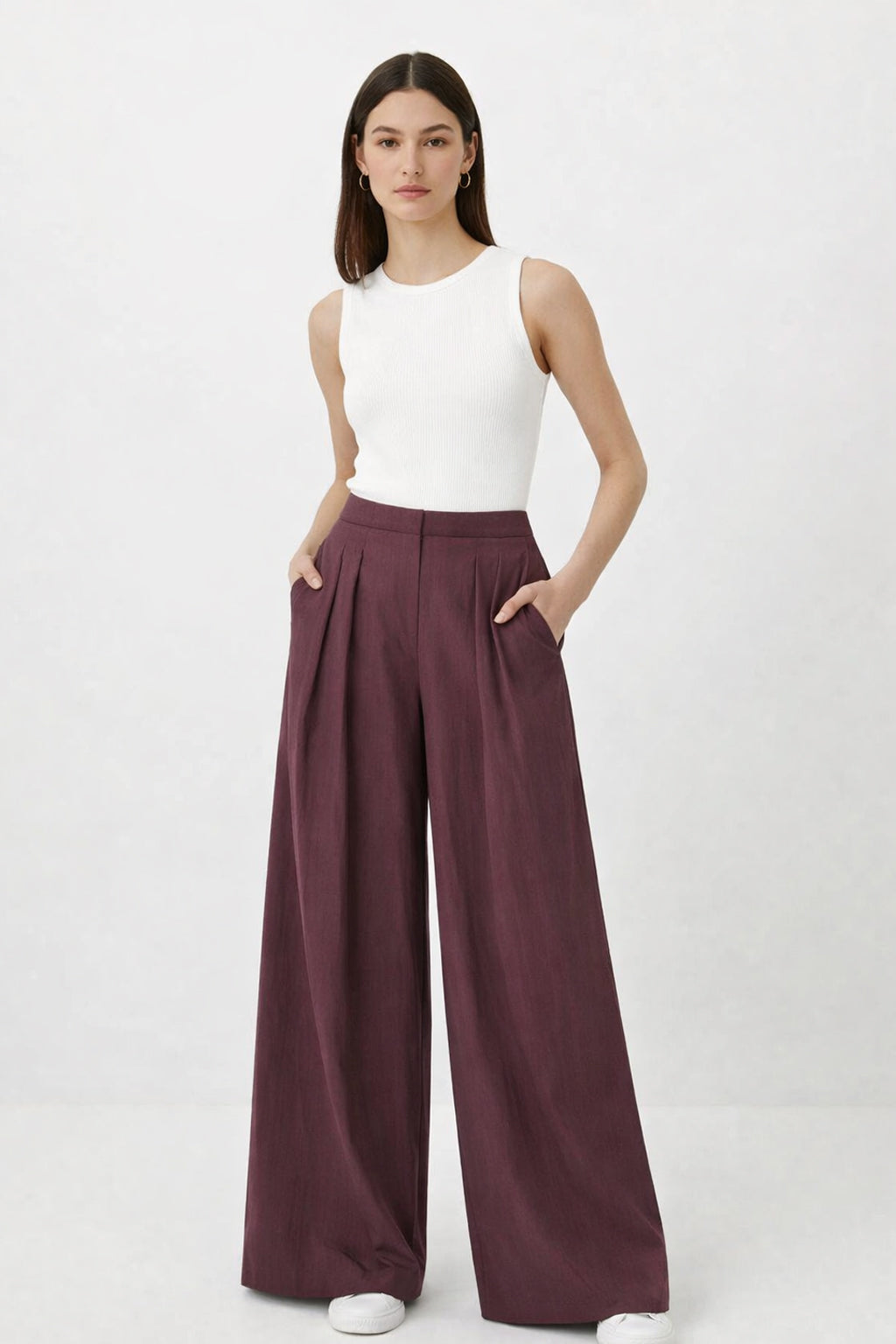 WIDE-LEG PARACHUTE TROUSERS