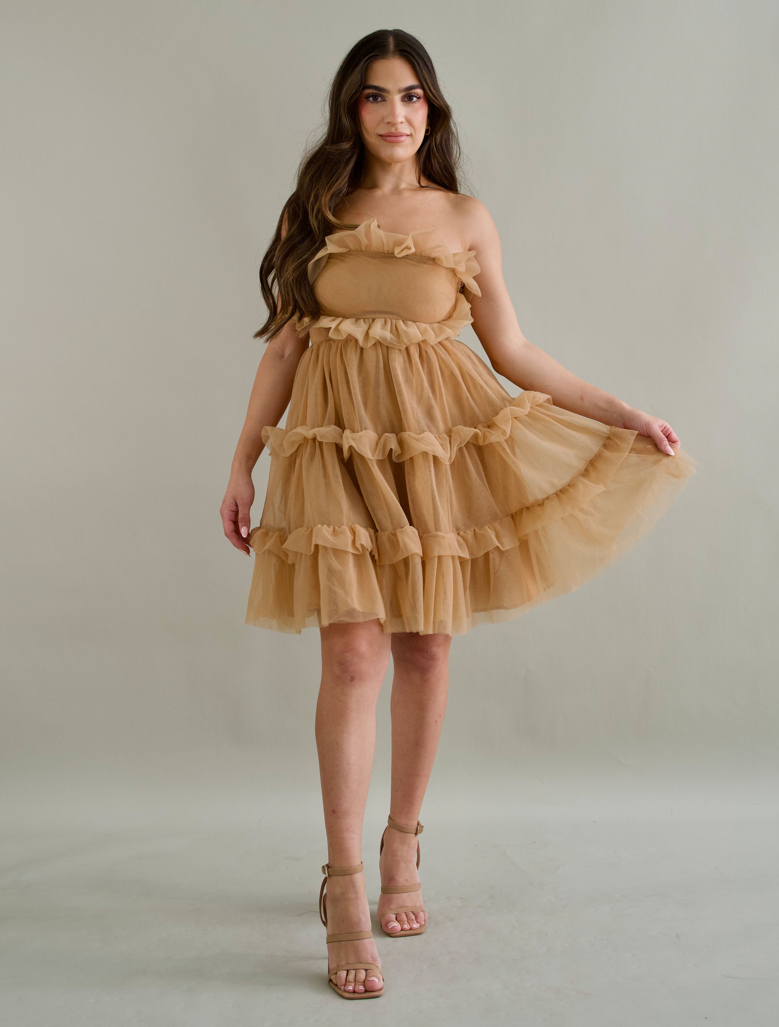 Frill dresses for ladies best sale