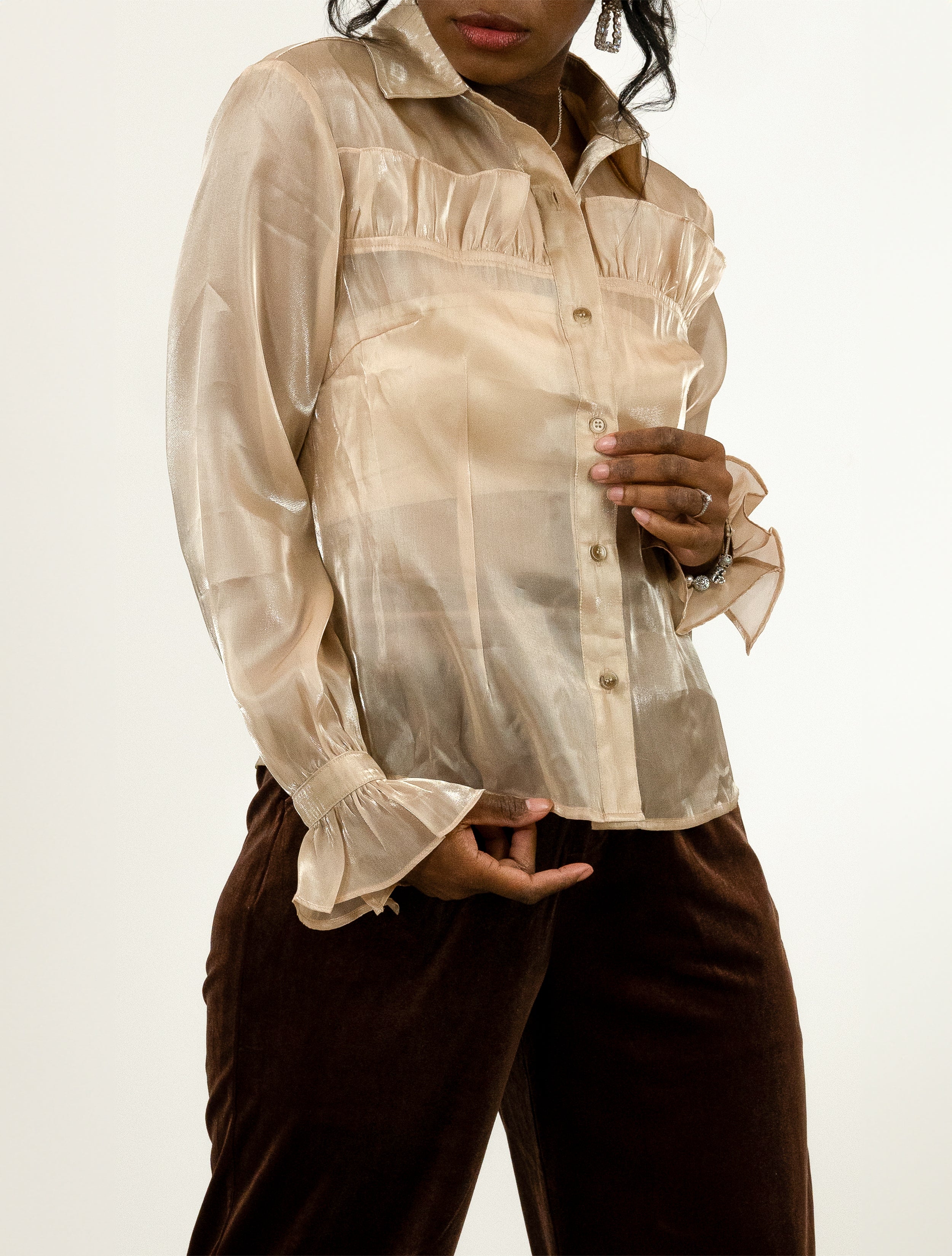 WOMENS ORGANZA SHIRT