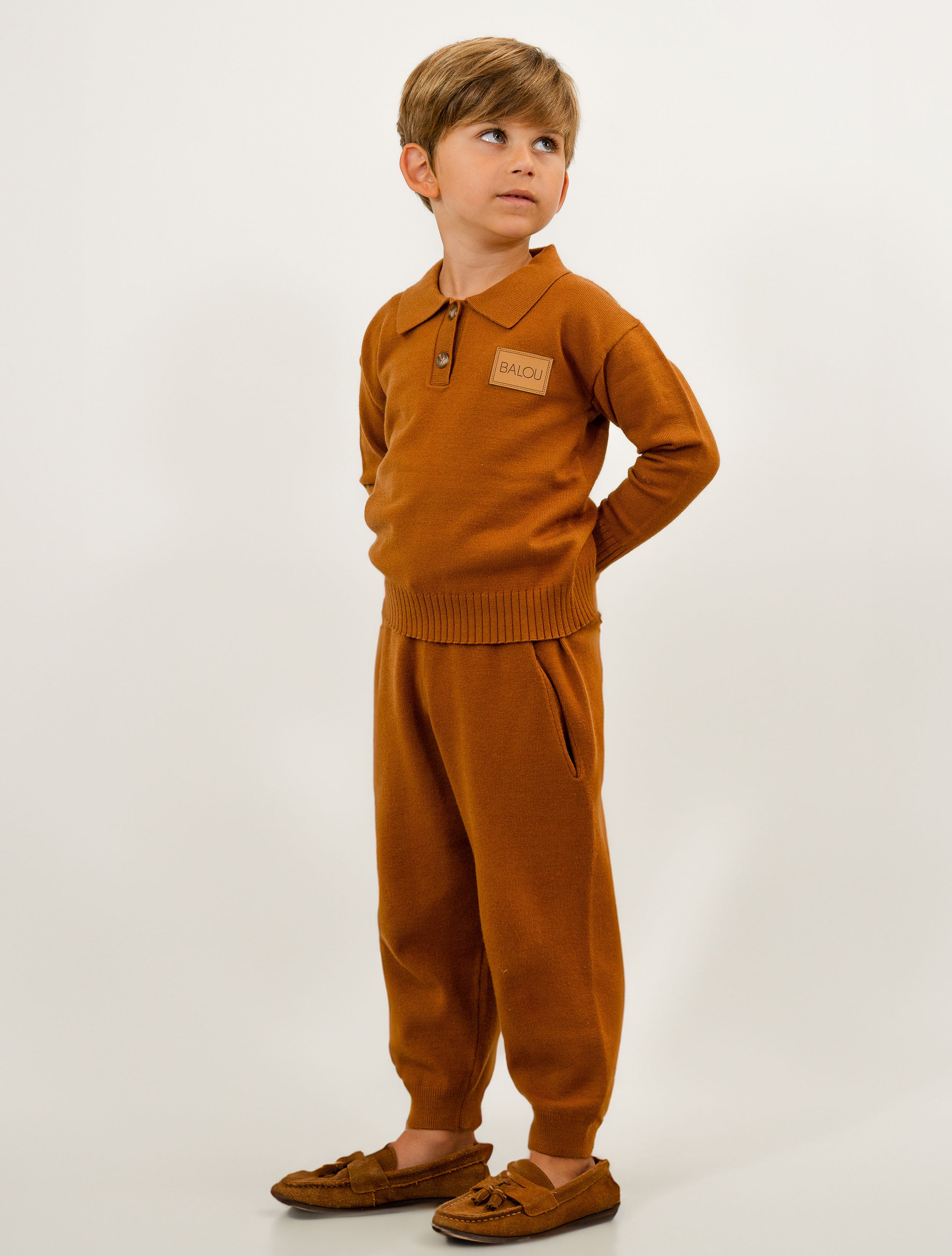 KIDS UNISEX KNIT POLO