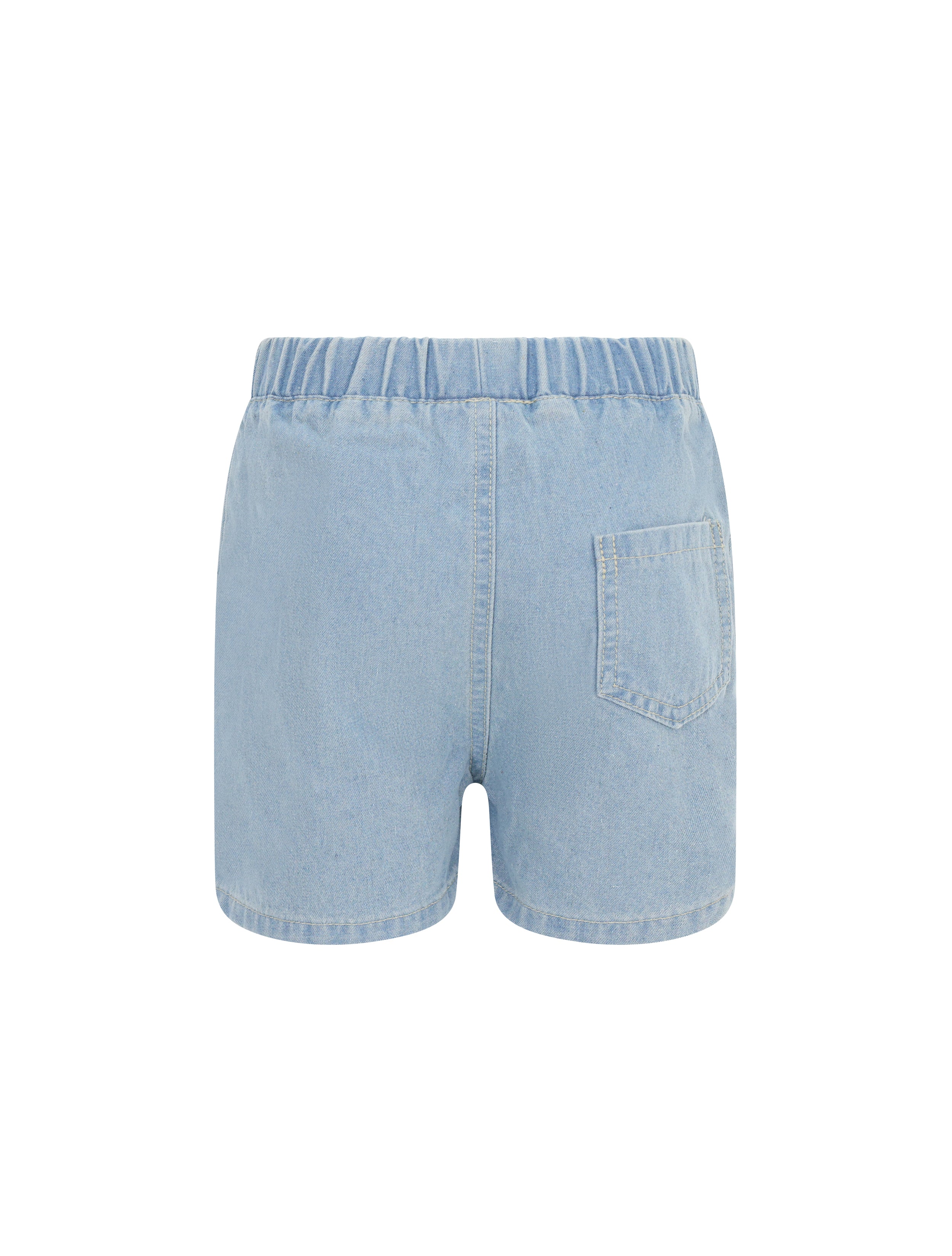 Unisex Washed Denim Shorts